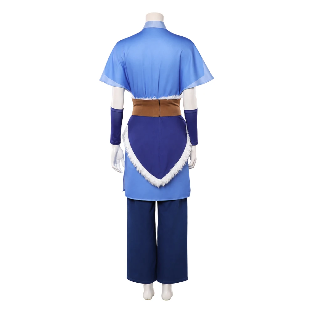 Toph Beifong Cosplay Katara Costume Fantasia Women Top Pants Belt Disfraz Wrist Guards Outfits Halloween Carnival Party Suit