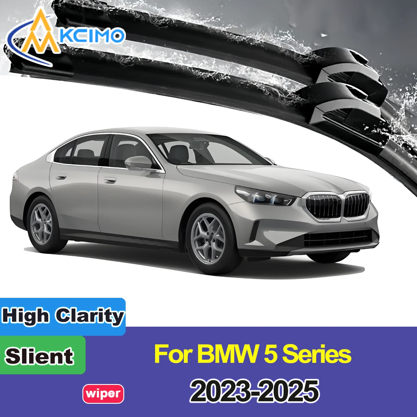 

2PCS New Front Windshield Wiper Blade for BMW 5 Series G60/G61 2023-2025 i5/i5 Touring Front Windshield Accessories 2025 2024