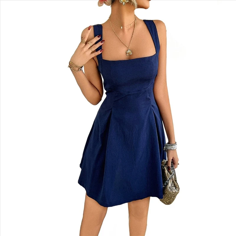 Women Casual Dress Spaghetti Strap Spaghetti Strap Fashionable High Quality New Arrival Trendy Comfortable Premium