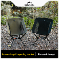 Naturehike Camping Chair, 1-second Quick Open and Close Frame, Equipped with Storage Bag, Suitable for Camping and Fishing.