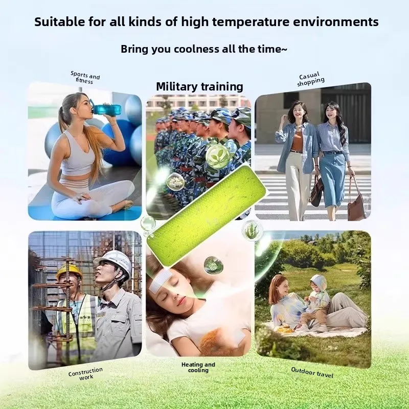 

Долговечный охлаждающий летний тепловой пластырь, физическое снижение температуры, мятное перерабатывание, облегчение теплового ледяного пластыря