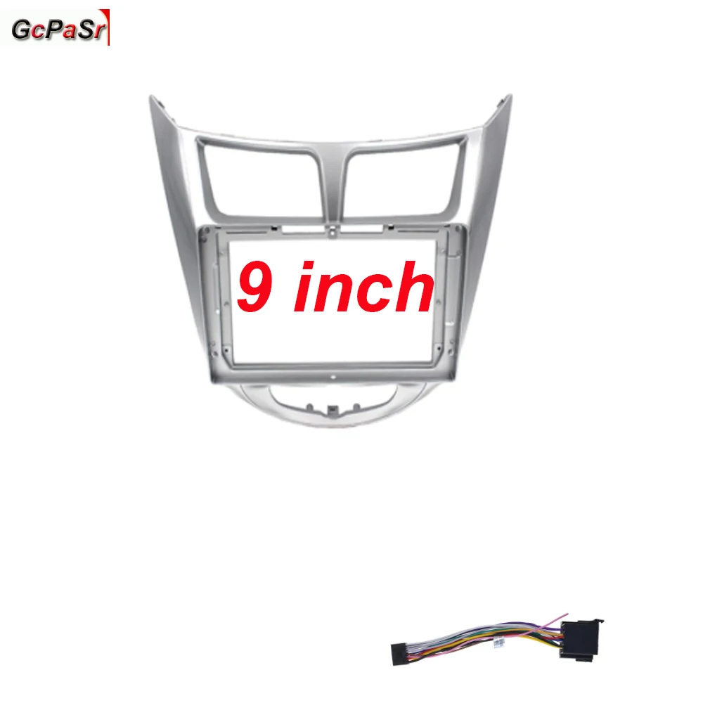 

Android Car Radio Frame Kit For HYUNDAI I-25/Accent/Solaris/Verna Auto Stereo Center Console Holder Fascia Trim Bezel Faceplate