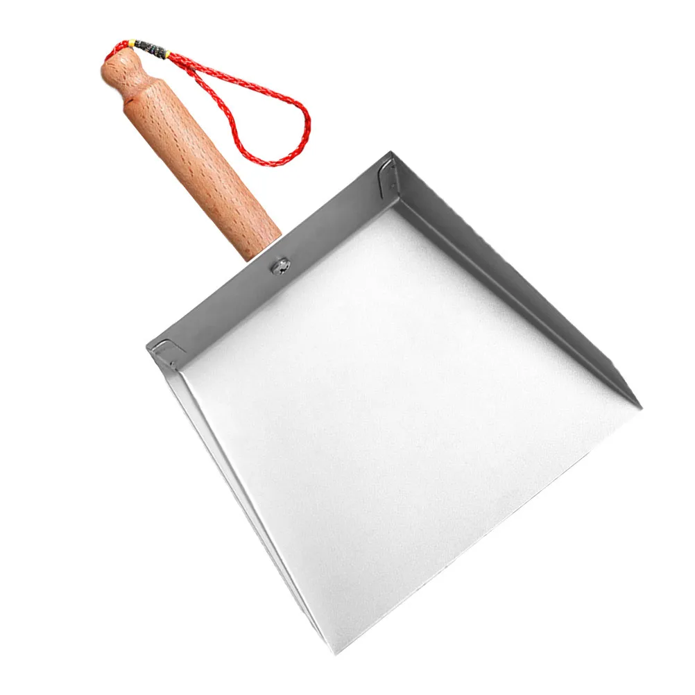 Small Stainless Steel Household Dustpan Short Handle Mini Metal Dustpan for Table Cleaning Use Dustpans