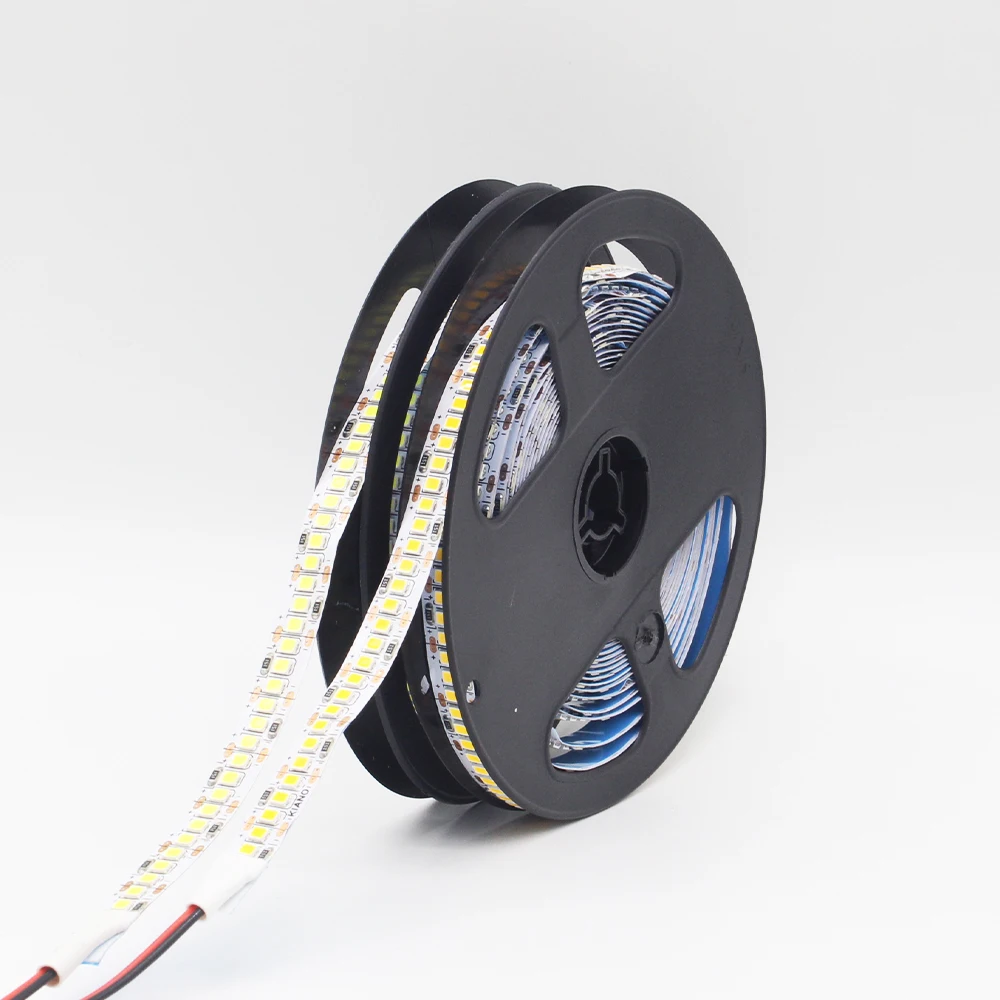 12V 24V SMD 2835 LED Strip Lights 5M 240Leds/m Warm Cool Natural White Bright Flexible Tape Lamp for Kitchen Room Decoration