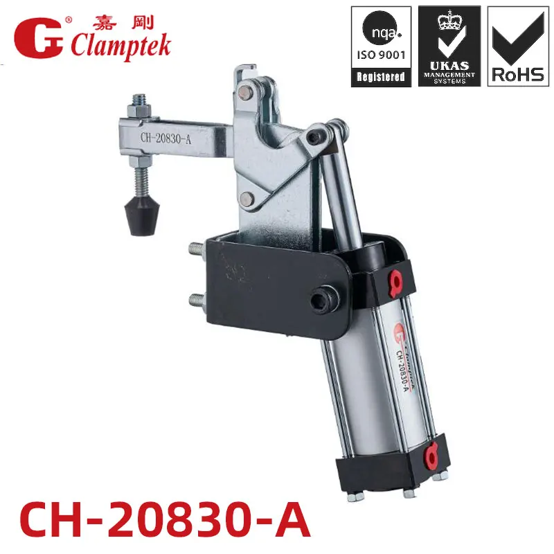 CH-20830-A Pneumatic Power Clamps  Inlet G1/8'' Holding Capacity 340Kg Horizontal Toggle Clamps