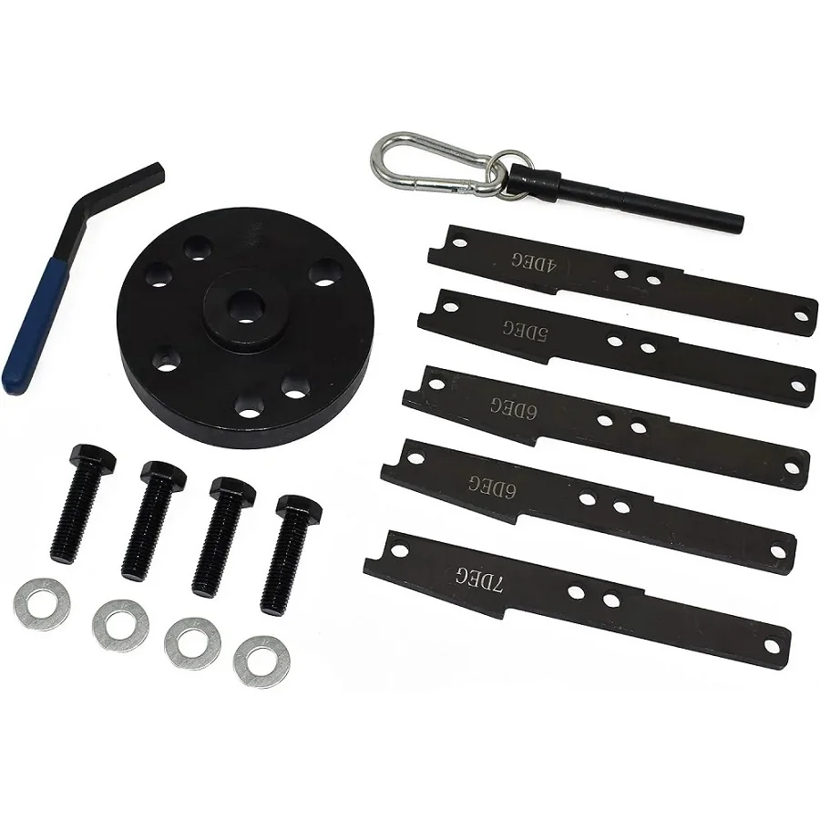 New  3163020 Cummins ISX QSX X15 Engine Cam Timing Tool Kit Brake Adjustment Wedge 4/5/6/7 Degree Compatible with 3163069