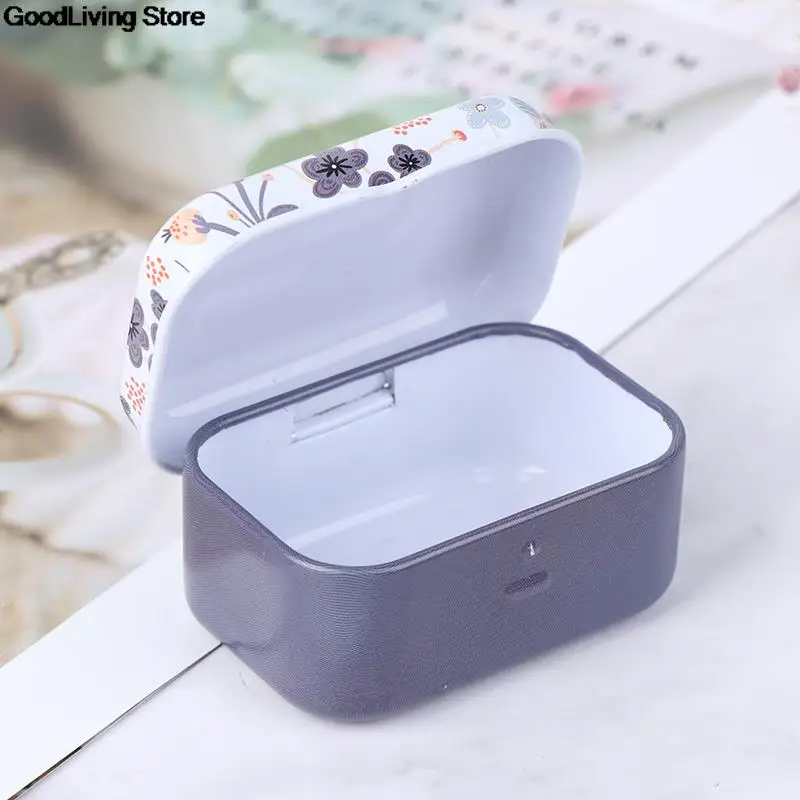 1 PC Mini Tin Metal Box Sealed Jar Packing Boxes Jewelry Candy Box Small Storage Cans Coin Earrings Headphones Gift Box Random