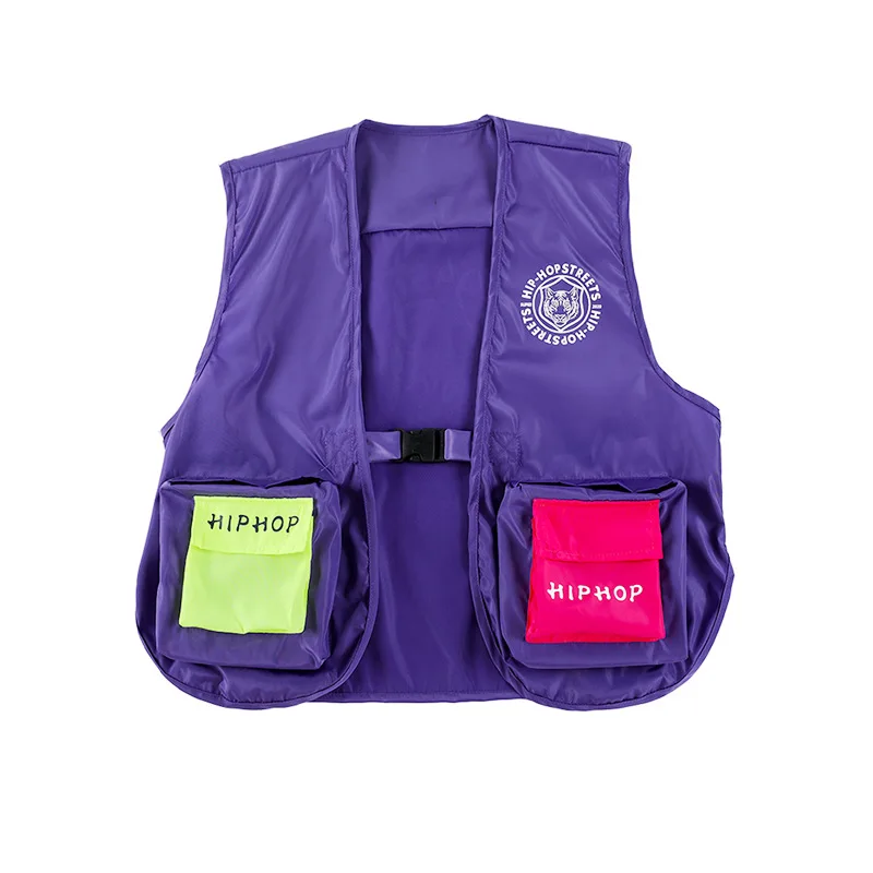 아동용 힙합 및 스트리트 댄스 세트, 남아용 힙합 조끼 작업복, 재즈 댄스 의상, 여아 댄스 공연 의상