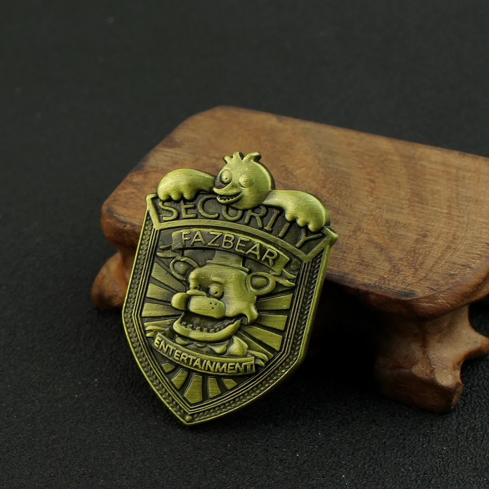 لعبة FNAF أرقام فريدي المينا دبوس الصنوبر ماكر بوني دمية على شكل حيوان شارات التلبيب دبابيس لحقائب الظهر اكسسوارات الاطفال هدية