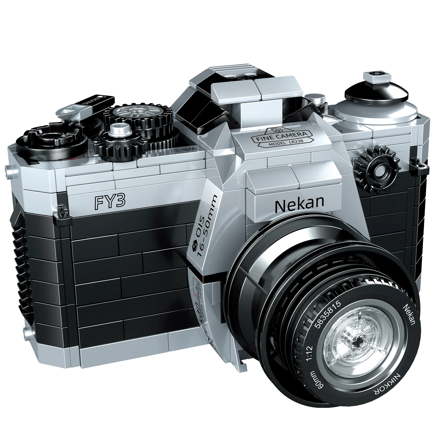 창의적인 316 F 디지털 카메라 사진 MOC 빌딩 블록 키트, 클래식 교육 모델 브릭, 어린이 크리스마스 선물, 622 개