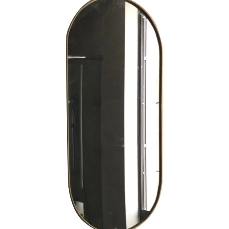 

Bathroom mirror, toilet bathroom mirror, wall-mounted oval makeup