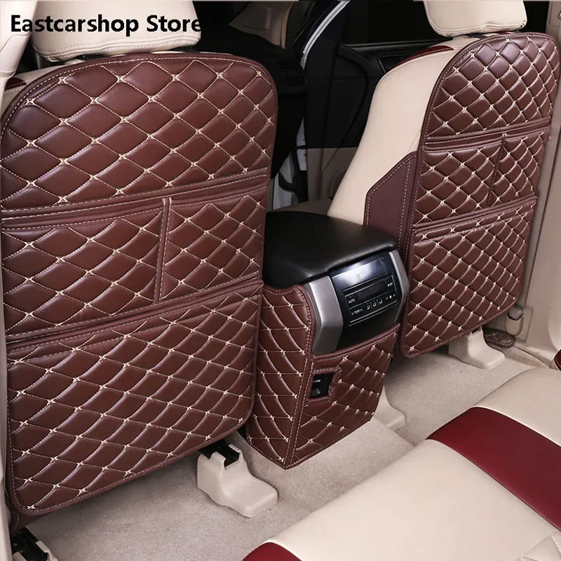 For Toyota Land Cruiser Prado 150 Car All Inclusive Rear Seat Anti-Kick Pad Rear Seats Cover Protective Pad Mat Accessories