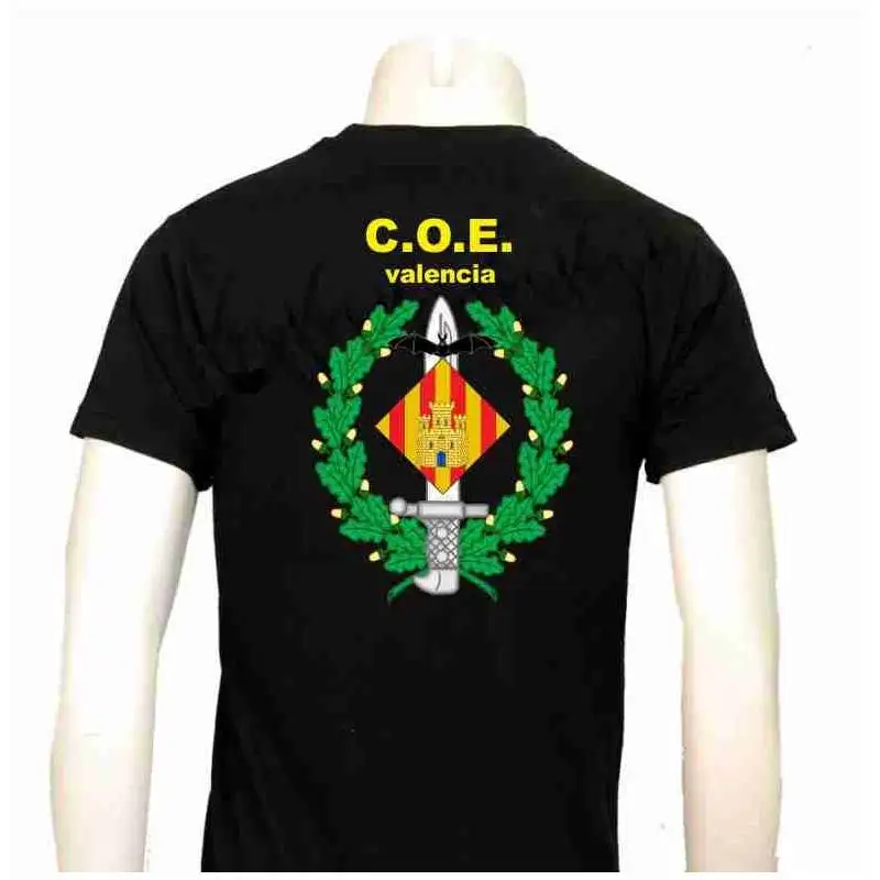 Spain Army Special Forces COE Valencia T-Shirt Short Sleeve Casual 100% Cotton O-Neck Summer Mens T-shirt Size S-3XL