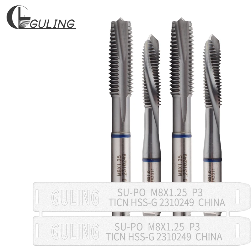GULING HSS-G JIS Standard-Spiralspitzgewindebohrer M2 M2,5 M3 M4 M5 M6 M7 M8 M10 M12 Maschinengewindebohrer für Edelstahl – Detail 7