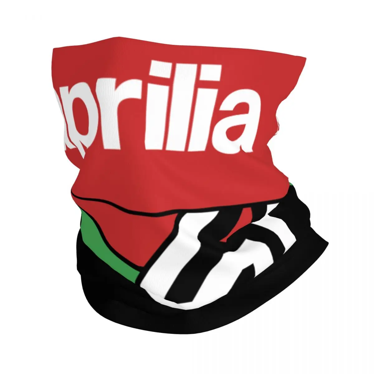 Men Aprilia Racing motor Bandana Merch Neck Gaiter Printed Mask Scarf Multifunctional Headwear For Cycling Suit for All Season