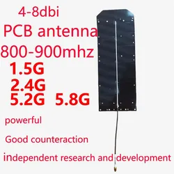 Customized anti-drone 800-900MHZ 1.5G 2.4G5.2 G5.8G WIFI PCB high frequency board FPV antenna