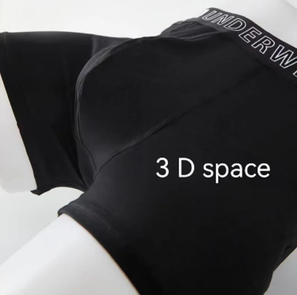 Men's Boxers Cotton Comfort Briefs Underwear Black M L XL Breathable Fashion Fitness Sports