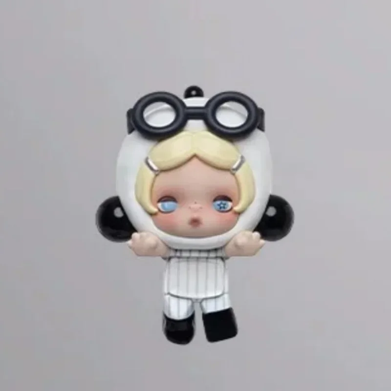 POP MART POP ATTACH SKULLPANDA Off Mode Series Mini Doll Mystery Box Genuine Blind Box Guess Toys Bag Ornament Figurines Home image 3
