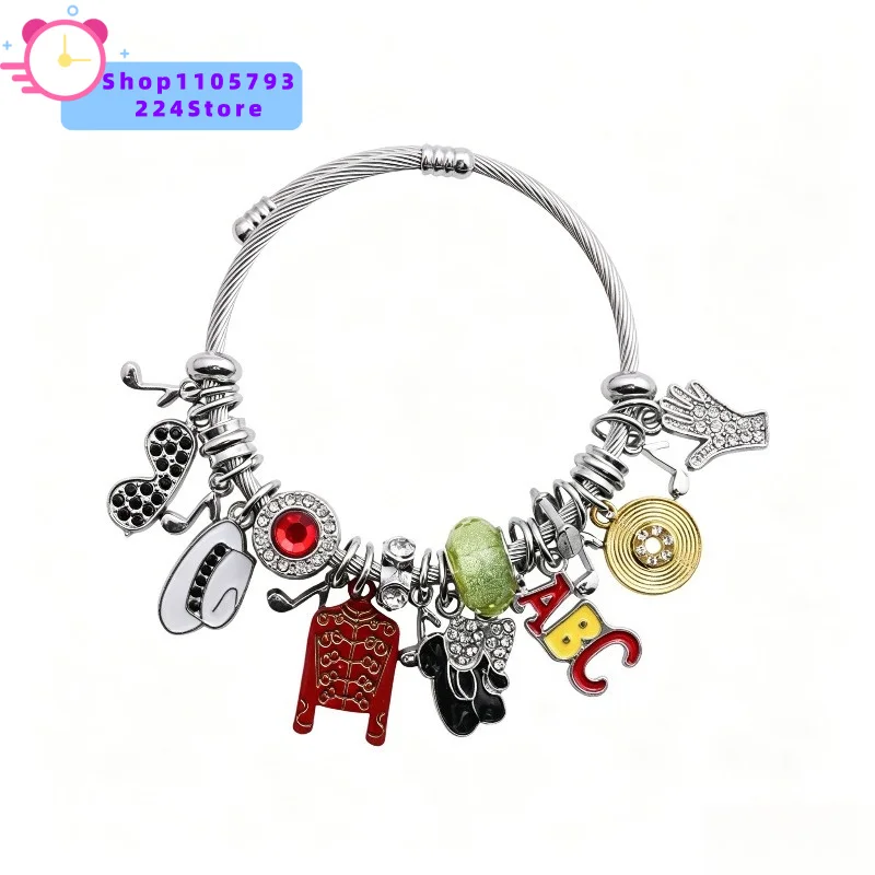 Superstar Michael Jackson Series Alloy Wristband Chain Music Idol Exquisite Creativity Fashionable Personality Chain Fans Gift