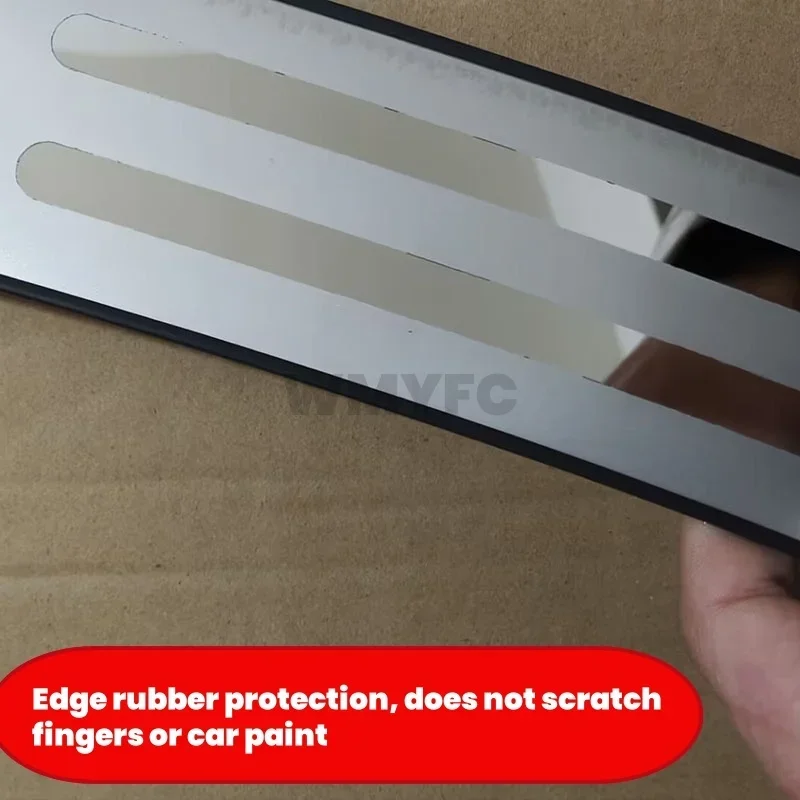 Stainless Steel Car Ultra Thin door sill Rear Bumper Protector Sill Trunk Tread Plate Trim Car Styling for MG ZS  2017-2023 2024