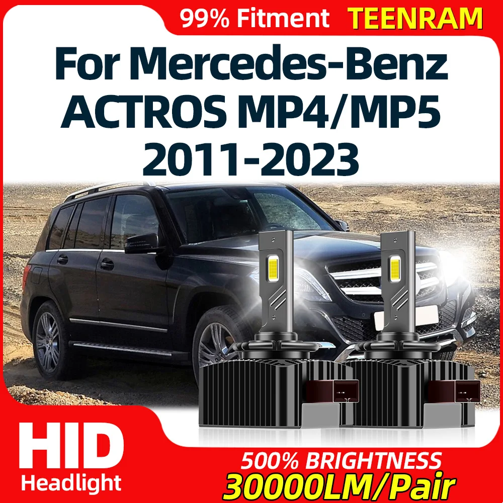 

30000LM Car LED Headlights Bulbs 12V Auto HID Xenon Headlamps 6000K For Mercedes-Benz ACTROS MP4 / MP5 2011-2020 2021 2022 2023