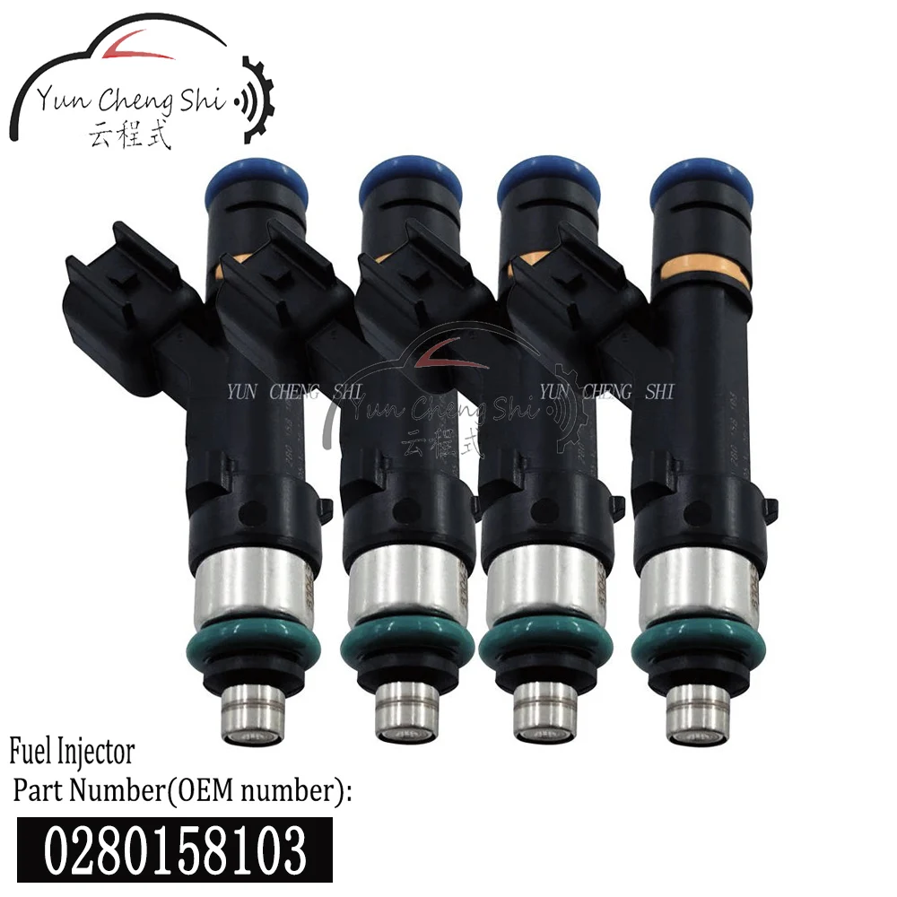

4PCS 0280158103 Dual Overhead Camshaft New Fuel Injector Suitable For Mazda 2.0L 2.3L
