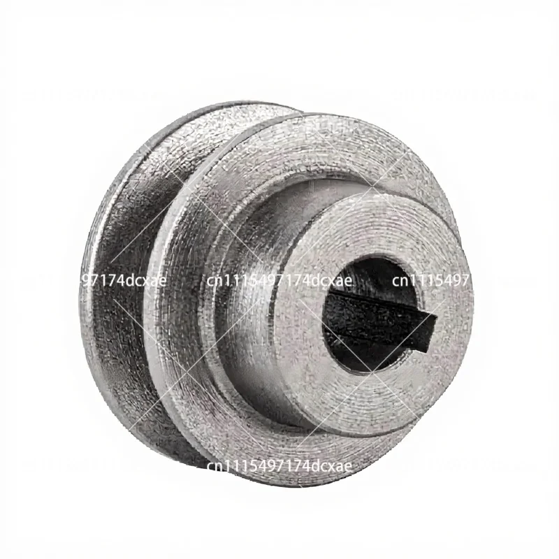 1B Cast Iron V-Belt Pulley 80mm Outer Diameter Single Groove Motor Pulley for Industrial Machinery