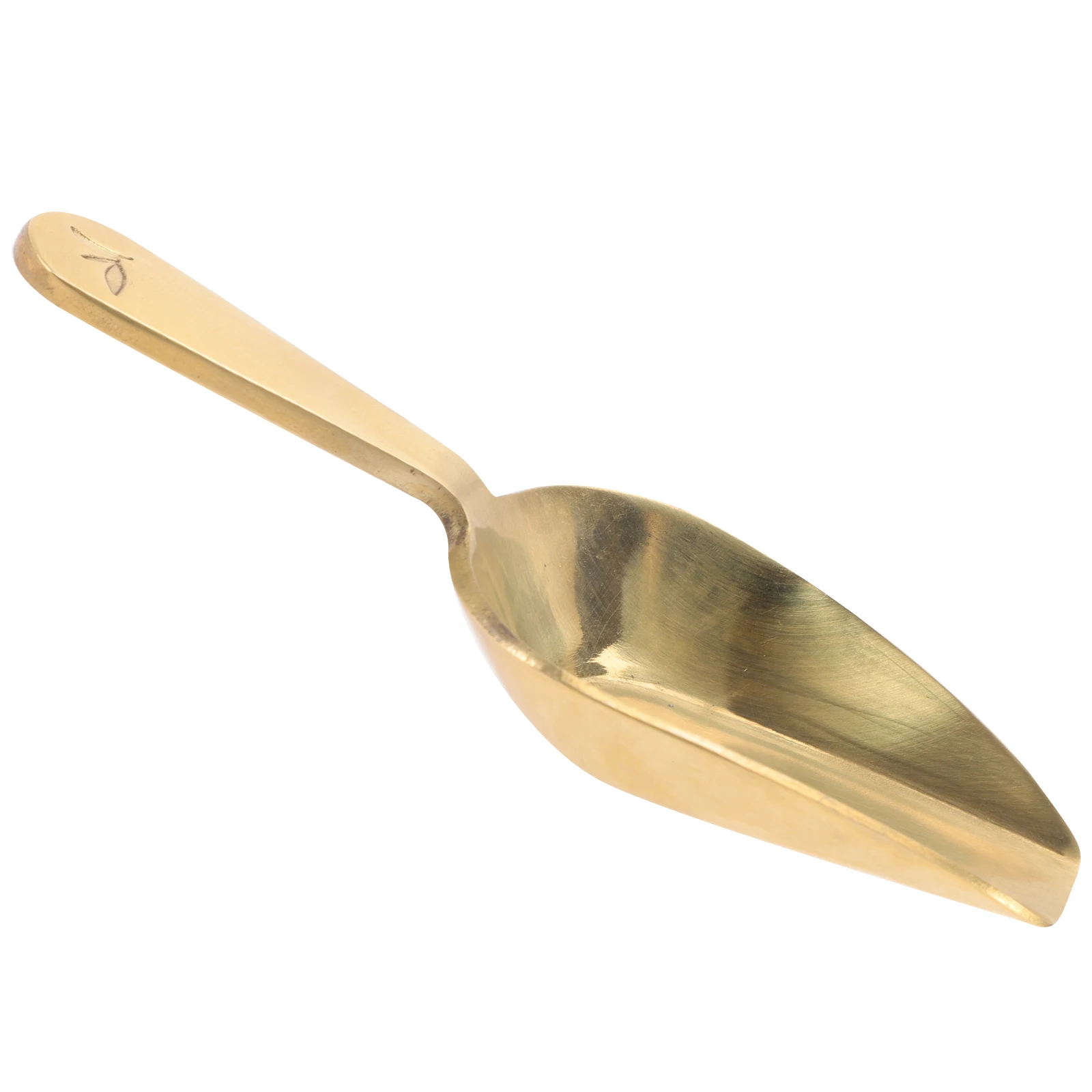 

Premium Brass Tea Scoop Metal Spoon For Loose Tea Coffee Beans Kitchen Utensils Long Handle Corrosion Resistant Smooth