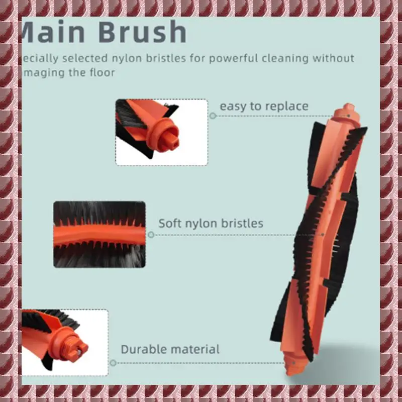 

A95G 12 Pcs For Karcher RCV 3 Vacuum Cleaner Accessories Side Brush Mop Filter Ultra Durable Accessories