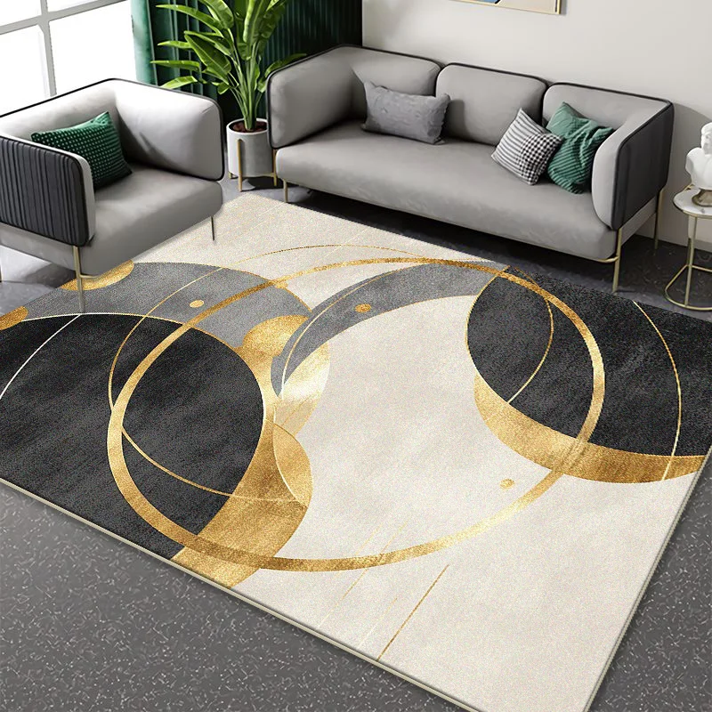 Nordic Geometric Carpet for Living Room Decor Sofa Table Large Area Rugs Anti-slip Hallway Balcony Rug Bedroom Luxury mats