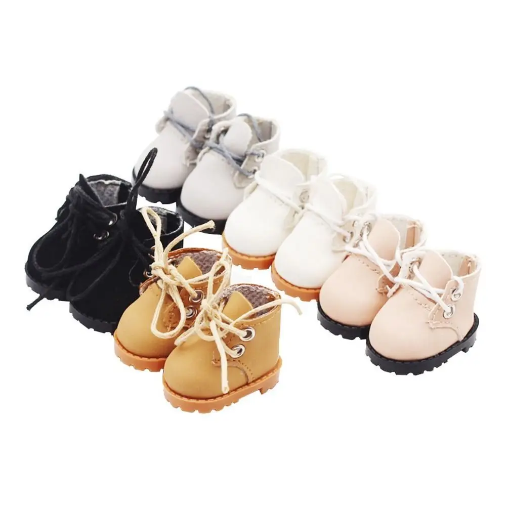 Fashion 3.8CM FOR Labubu Doll Shoes Handmade Replacement Doll Finger Shoes DIY Doll Accessories Mini Doll Shoes Joint Doll