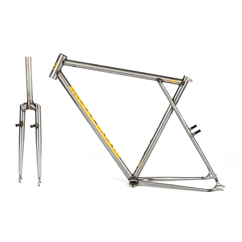 INTR07 Fixed Gear Bicycle Frame Made Of Chrome Molybdenum Steel With Internal Wiring 700C Suspension Brake GT Version Frame