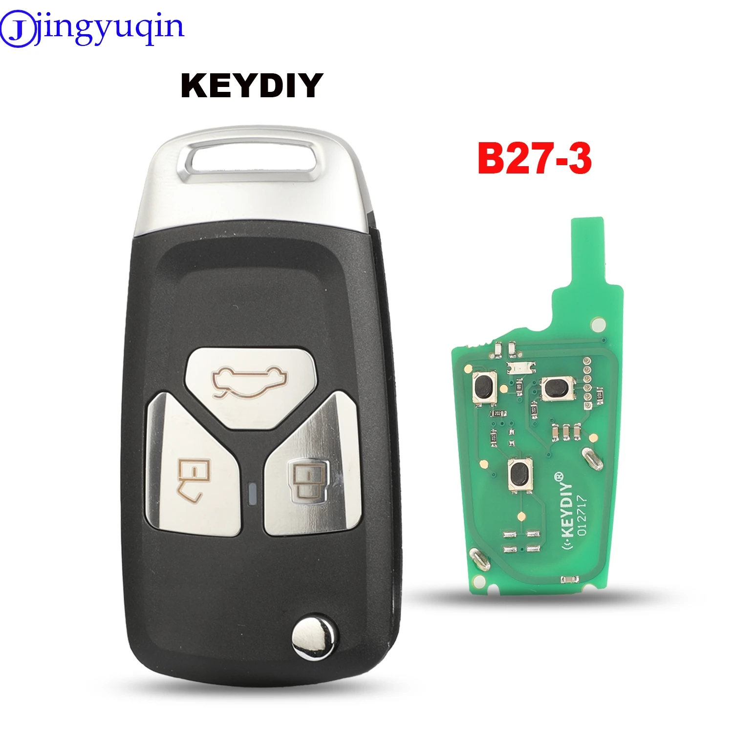 

Jingyuqin KEYDIY B Series B27-3 3-кнопочный универсальный автомобильный ключ с дистанционным управлением KD для KD900 + URG200 KD-X2 Мини-инструменты для Audi Style