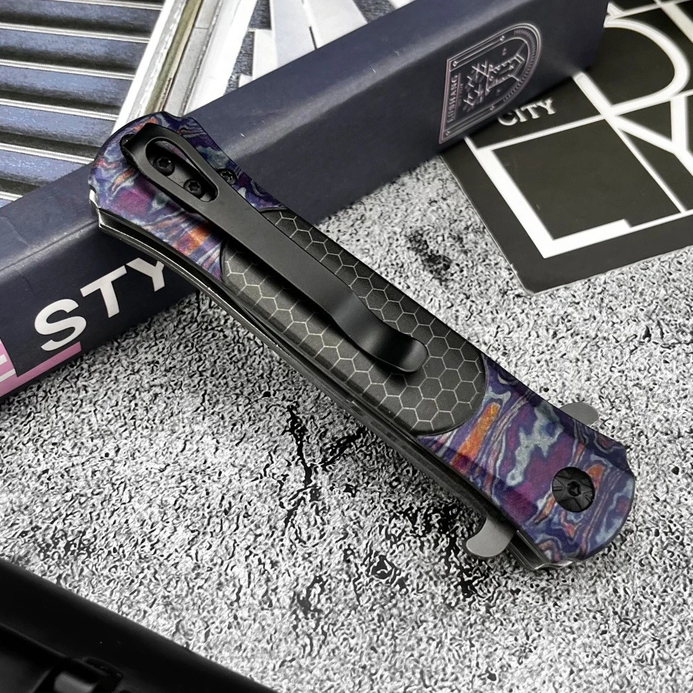 جديد جودة عالية DA145 جيب سكين للفرد 5Cr13Mov شفرة مقبض ألمونيوم التخييم سكينة سرفايفل EDC حمل سكينة للاستعمال الخارجي هدية