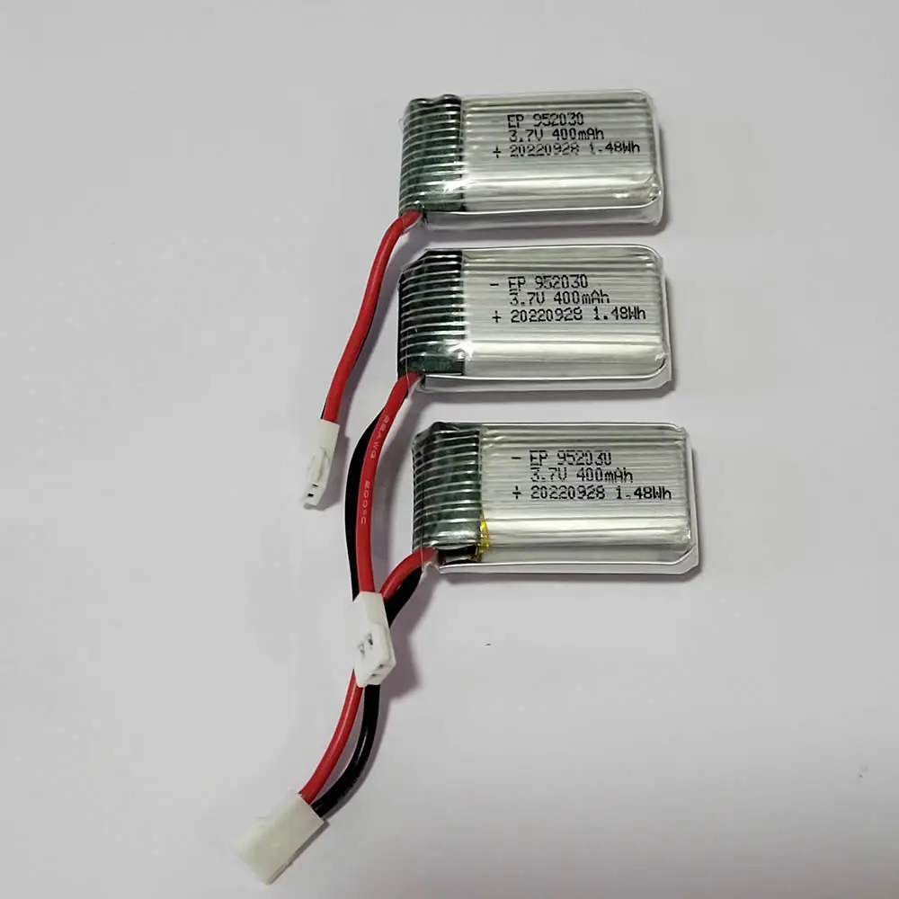 

3PCS Drone Battery 3.7V 400mAh Lipo Battery Original for SYMA X15A X15T Battery Part RC Quadcopter Accessory