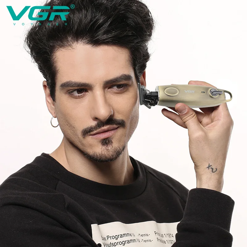 VGR 978 ماكينة تشذيب الشعر اللاسلكية ماكينة قص الشعر ماكينة قص الشعر القابلة لإعادة الشحن ماكينة تشذيب الرأس الأصلع للرجال
