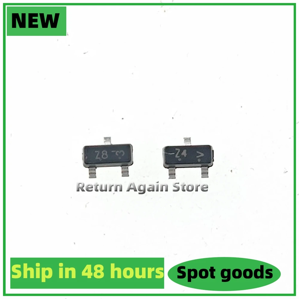50PCS/LOT BZX84C6V2LT1G BZX84C6V8 BZX84C7V5 BZX84C8V2 BZX84C9V1 SilkscreenZ4/Z5/Z6/Z7/Z8/Z9 BZX84C9V1LT1G SOT-23