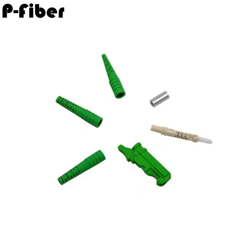E2000/APC/UPC connector kits 50pcs E2000 optical fiber jumper connector parts 2.0/3.0/0.9mm kits accessory