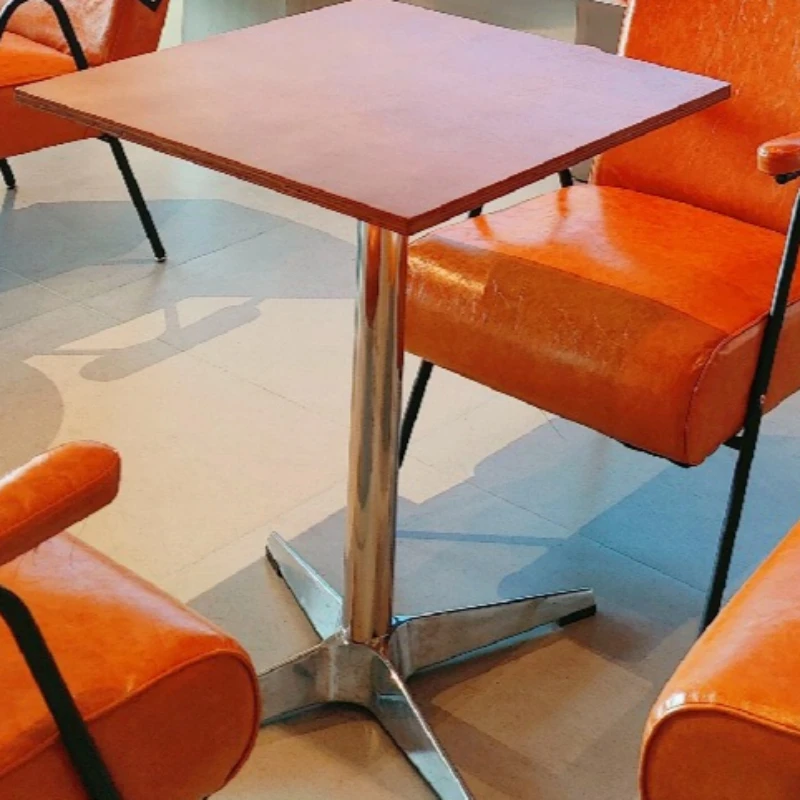 

Korean Cake Bakery Coffee Table Light Luxury Booth Sofa Round Dining Chair Aesthetic Sleek Cafe Furniture Soffbord XY40KFZ