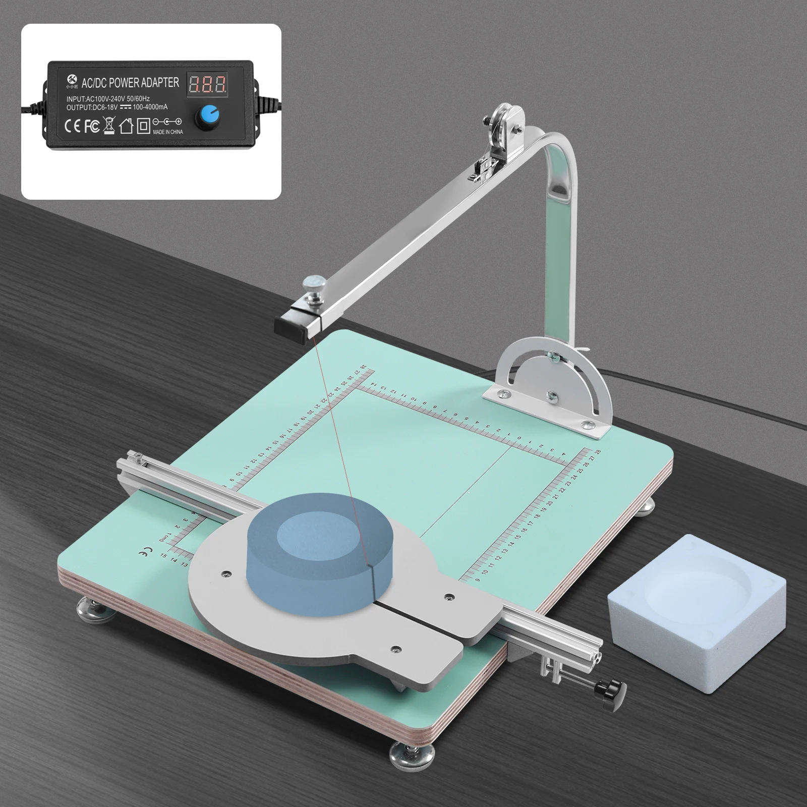 72W Foam Cutting Machine Hot Wire Cutter Sponge Cutting Tool Kit 0-300°C Electric Hot Wire Cutter
