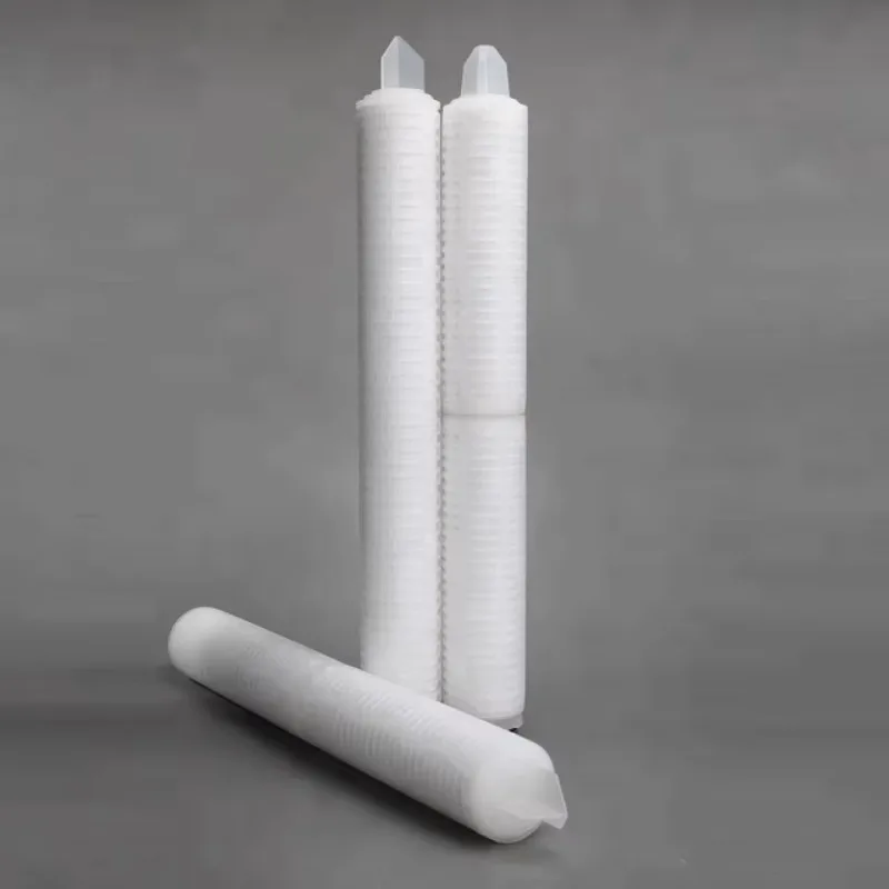 0.45um Hydrophobic Pleated PTFE Air Membrane Filters Cartridge for Tank Venting CO2 in Beer Filtration Sterile Filtration