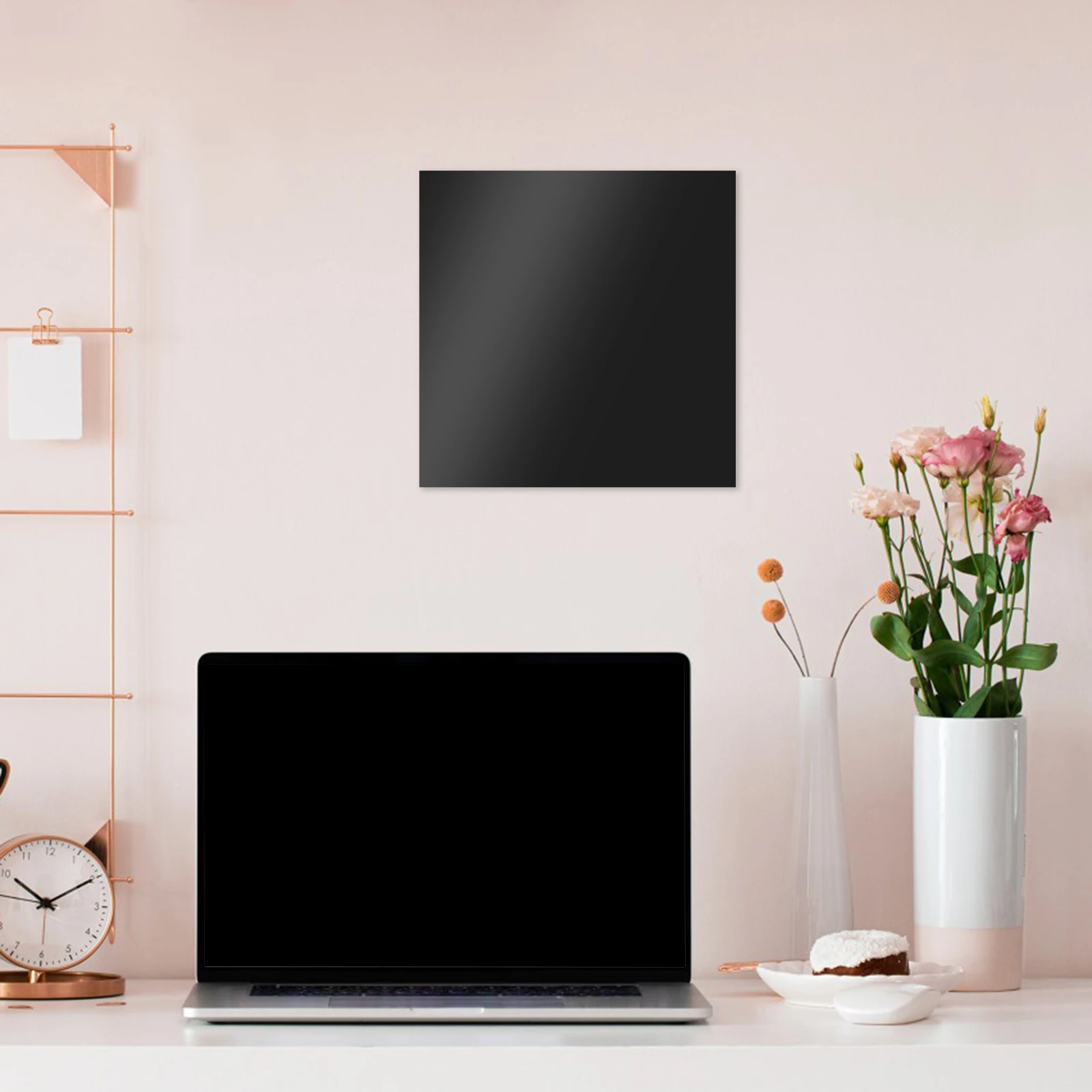 

Removable Plastic Mirror Wall Sticker Square Self Adhesive Mirror Tile Decal for Bedroom Living Room Wall Decor for Bedroom