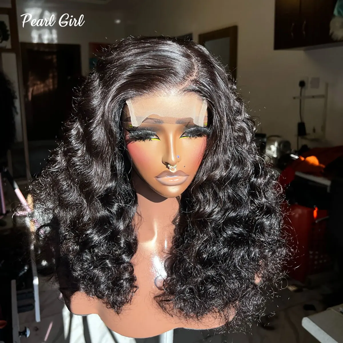 

Glueless Wig Double Drawn Natural Color 4x4 Lace Closure Wig for Woman Human Hair Preplucked Natural Wave 13x4 Lace Frontal Wigs