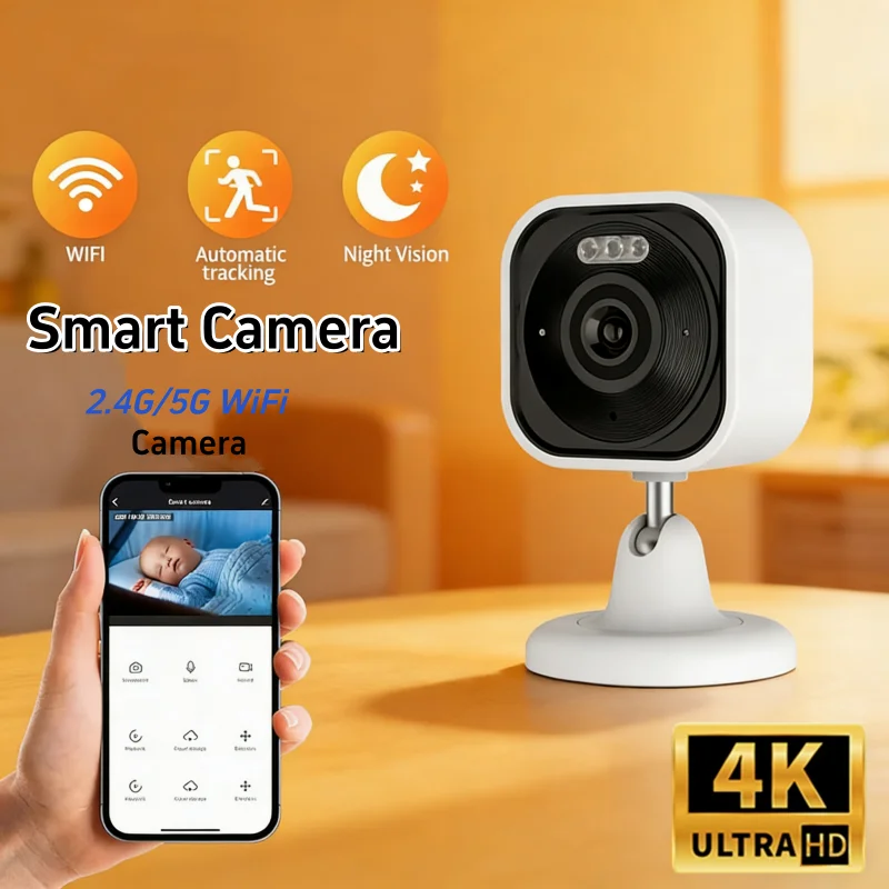 Mini 4K HD Camera WiFi Wireless Monitoring Security Protection Remote Monitor Video Surveillance Smart Home Security System 2026