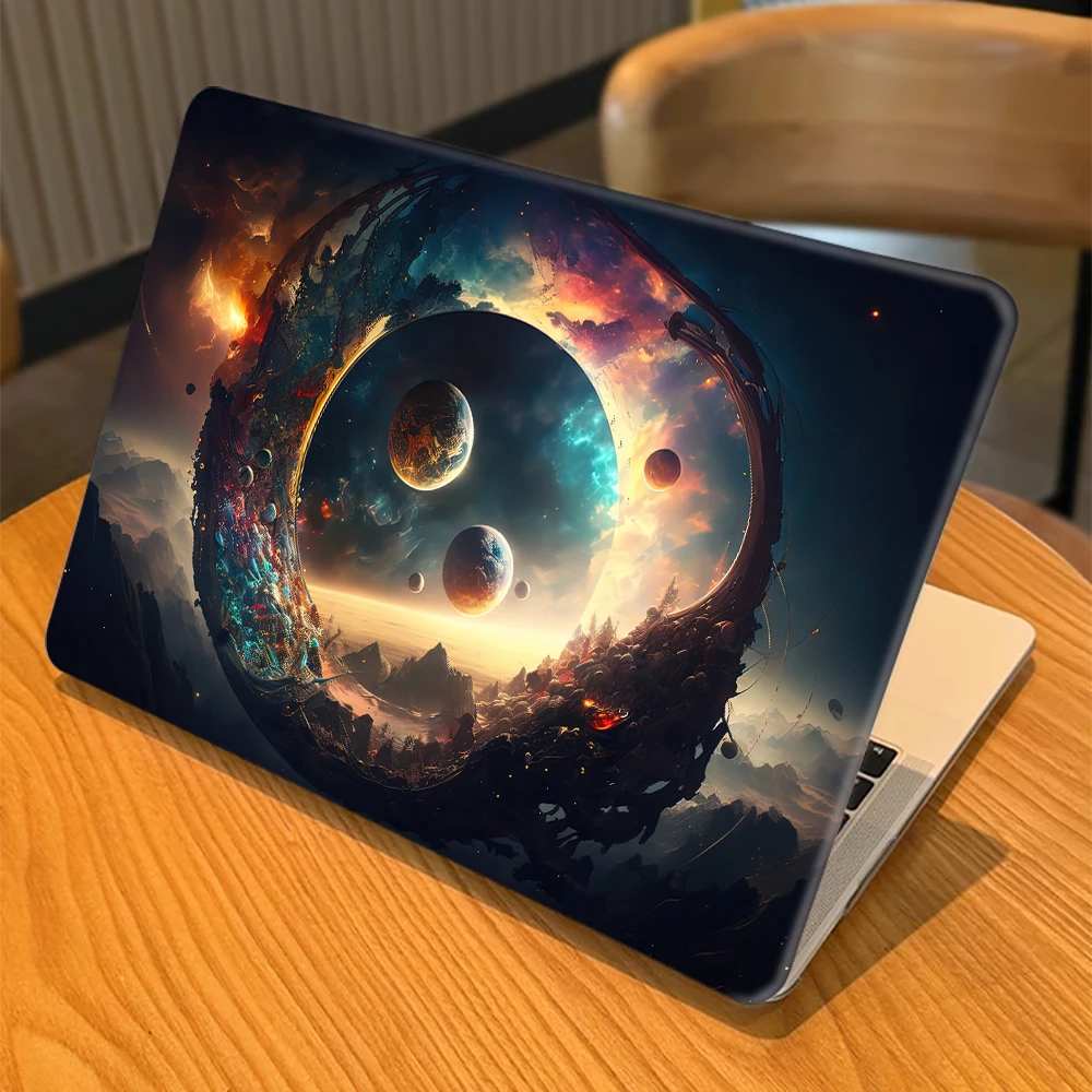Laptop Protector for MacBook Air 13 M5 Cover 2026 Model A3449 Funda for MacBook Pro M1 M2 13.3 14 16 M4 Air 15 Planet Print Case