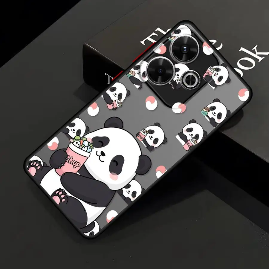 Funda Phone Cover Case for Xiaomi Redmi Note 15 12 11 14C 13C A4 13 14 Pro Plus 10 9S Cute Panda Funny view 6