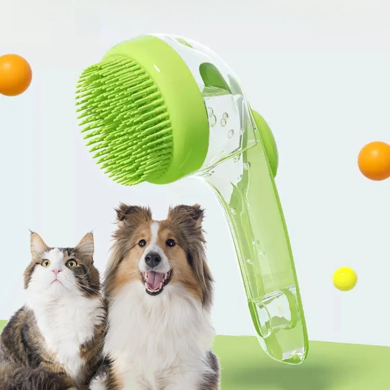 

Щетка-массажер для купания кошек и собак, силиконовый скрабер, расческа для груминга щенков и померанских шпицев, инструмент для мытья домашних животных