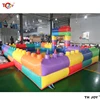 Piscina inflable de bolas flotantes, juguetes coloridos 2 en 1, 6x4x2mH 2