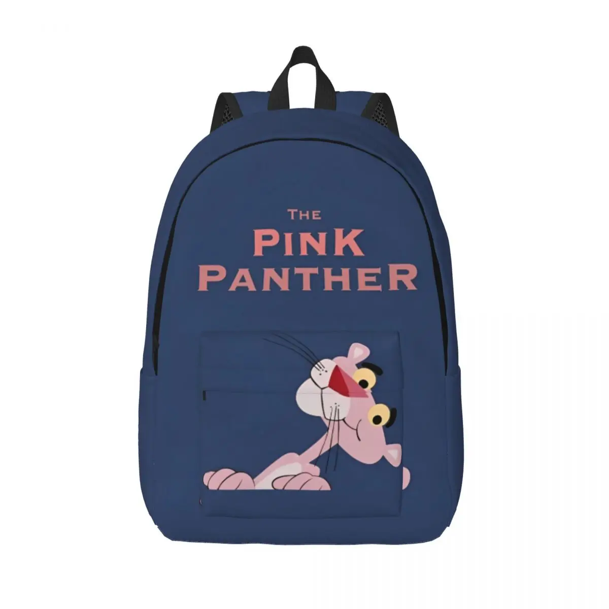 

The Pink Panther Backpack Elementary High College School Student Bookbag Teens Canvas Daypack Sports