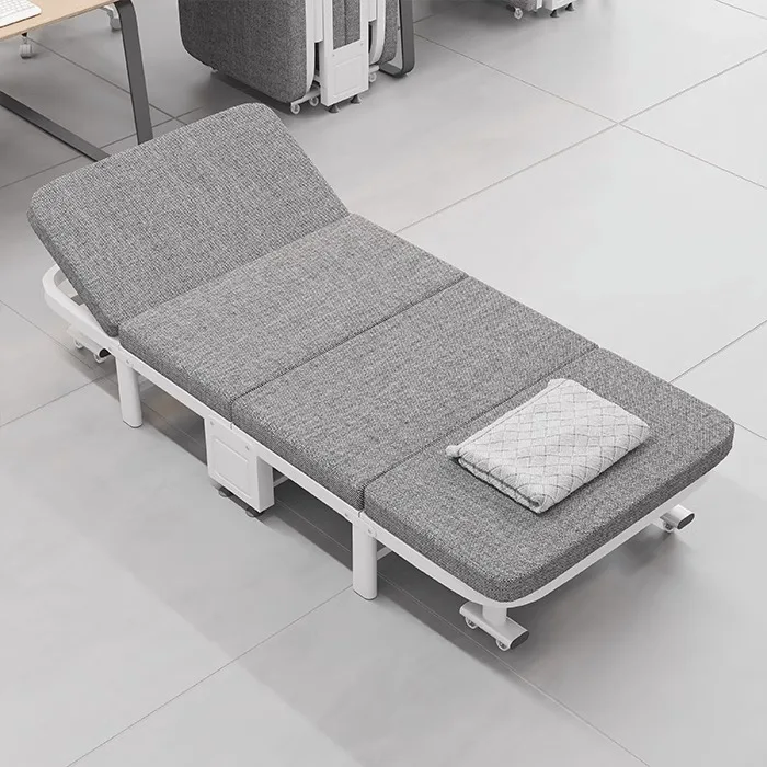 Office folding bed single bed, home lunch break artifact nap bed portable simple hospital escort camp bed